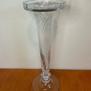 Stunning Mikasa Crystal Spiral Vase - Great Condition